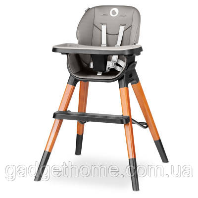 ТОП! Стілець для годування Lionelo Mona Black Onyx (LO-MONA BLACK ONYX) - (gHome), фото 1