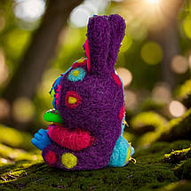 Іграшка ручної роботи кишеньковий друг з валяної вовни / Фігурка оберіг для дому подарункова, фото 5