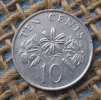 10 центiв 1991 року. Сiнгапур