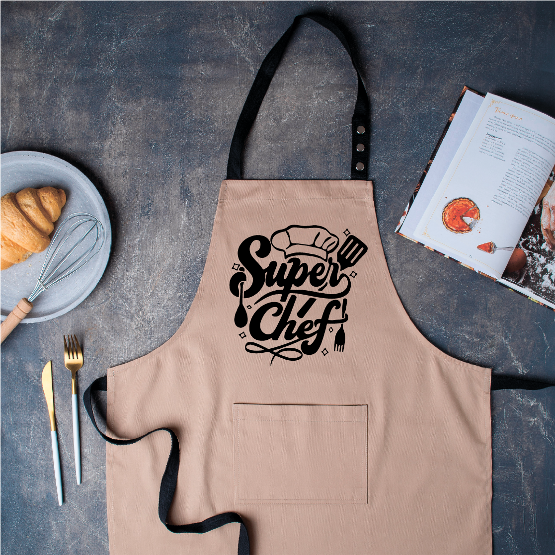 Фартух для кухні з принтом "Super Chef", фото 1
