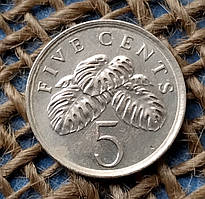 5 центiв 2005 року. Сiнгапур