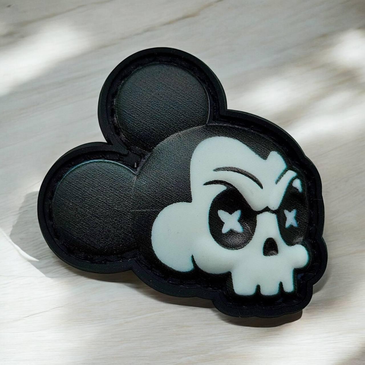 Патч шеврон Міккі маус на липучці пвх