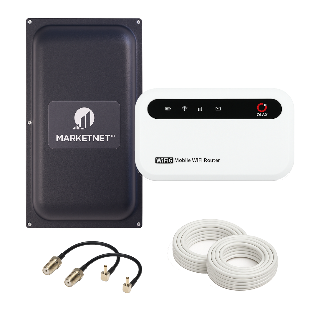 4G комплект роутер Olax 985 + 4G антена MarketNet Maxi MIMO 22 дБ