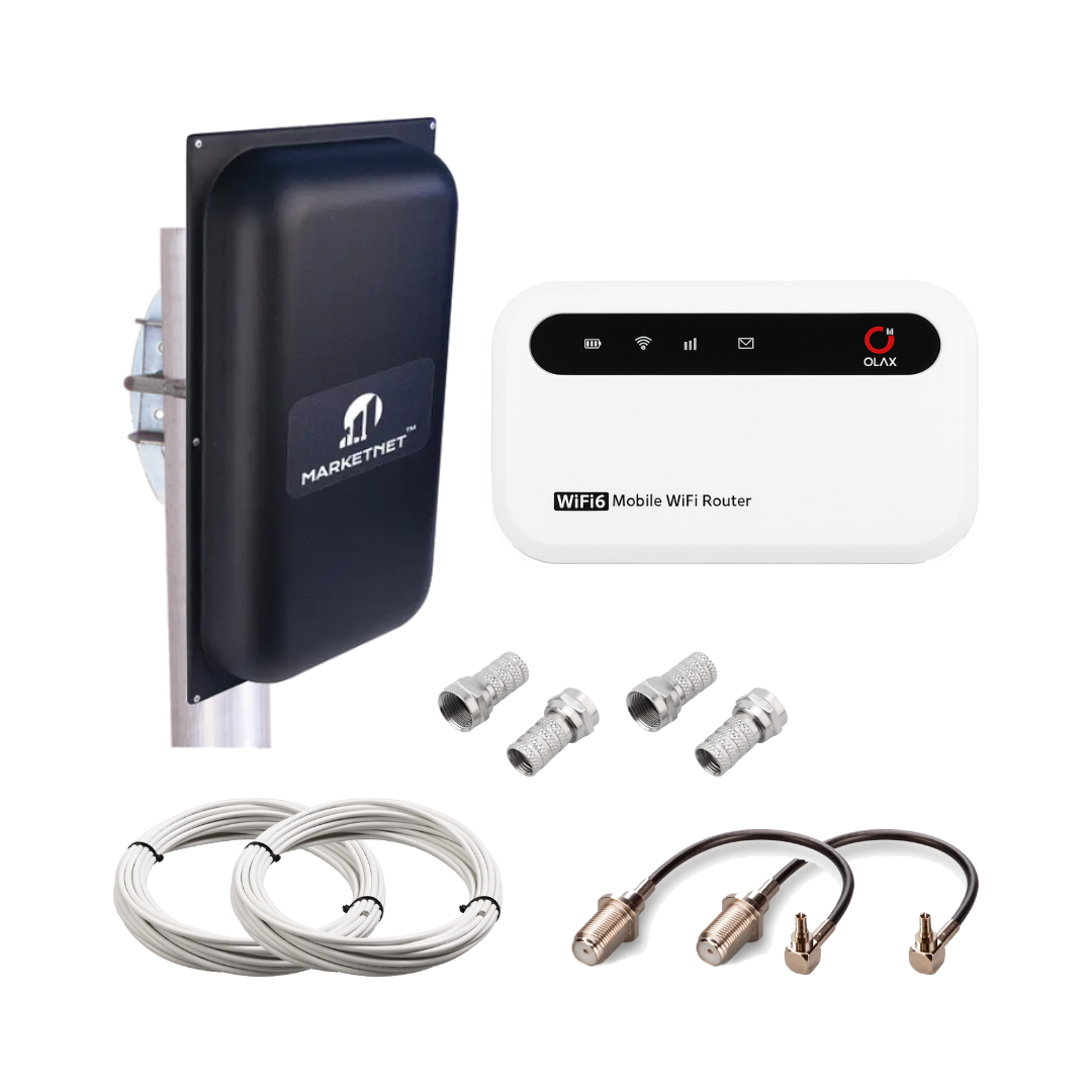 Комплект 4G роутер Olax 985 + антена MarketNet Maxi MIMO 22 дБ