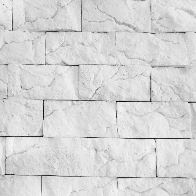 Декоративна гіпсова плитка "Марокко" 1,1 м2/уп. белая