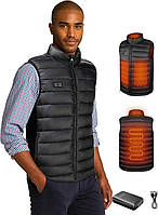 Жилет із підігрівом 4 зони нагріву XXL Loowoko + powerbank 16000mAh