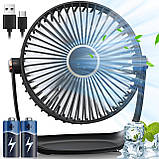 USB-вентилятор зі світлодіодним підсвічуванням, фото 3