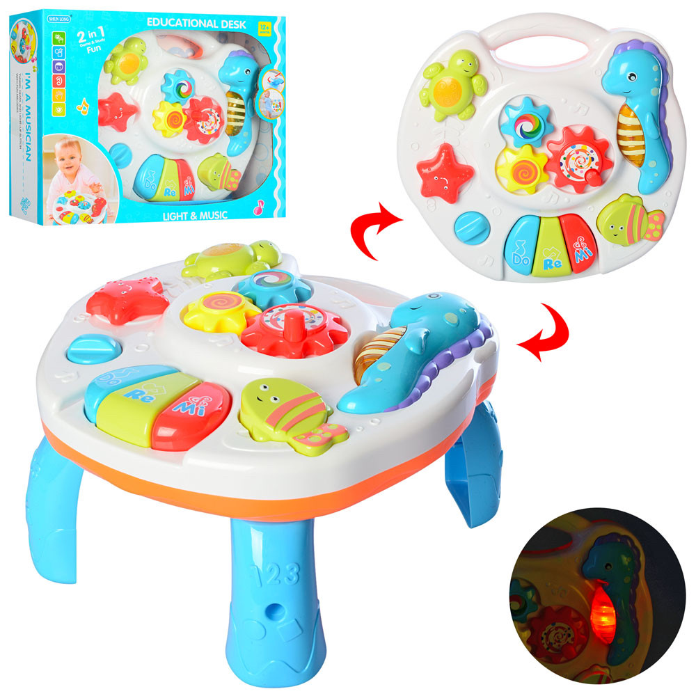 Музичний столик 2в1 ігровий центр 3902, фото 1