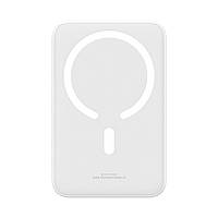 Портативна батарея павербанк Baseus Magnetic Mini Wireless 20W 20000mAh, бездротова зарядка, білий, PPCX150002