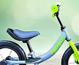 Дитячий велобіг біговел для хлопчиків Сталева рама Надувні колеса 12 дюймів Підставка для ніг і підніжка, фото 8