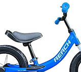 Дитячий біговел велобіг для хлопчика Сталева рама Надувні колеса 12 дюймів Підставка для ніг і підніжка, фото 5