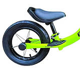 Дитячий біговел велобіг для малюків від 2 років Сталева рама Надувні колеса 12 дюймів Підніжка, фото 3