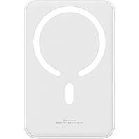 Портативна батарея павербанк Baseus Magnetic Mini Wireless 20W 10000mAh, бездротова зарядка, білий, PPCX070002