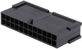 Корпус конектора Mini-Fit 24 pin (Female) ATX на кабель новий