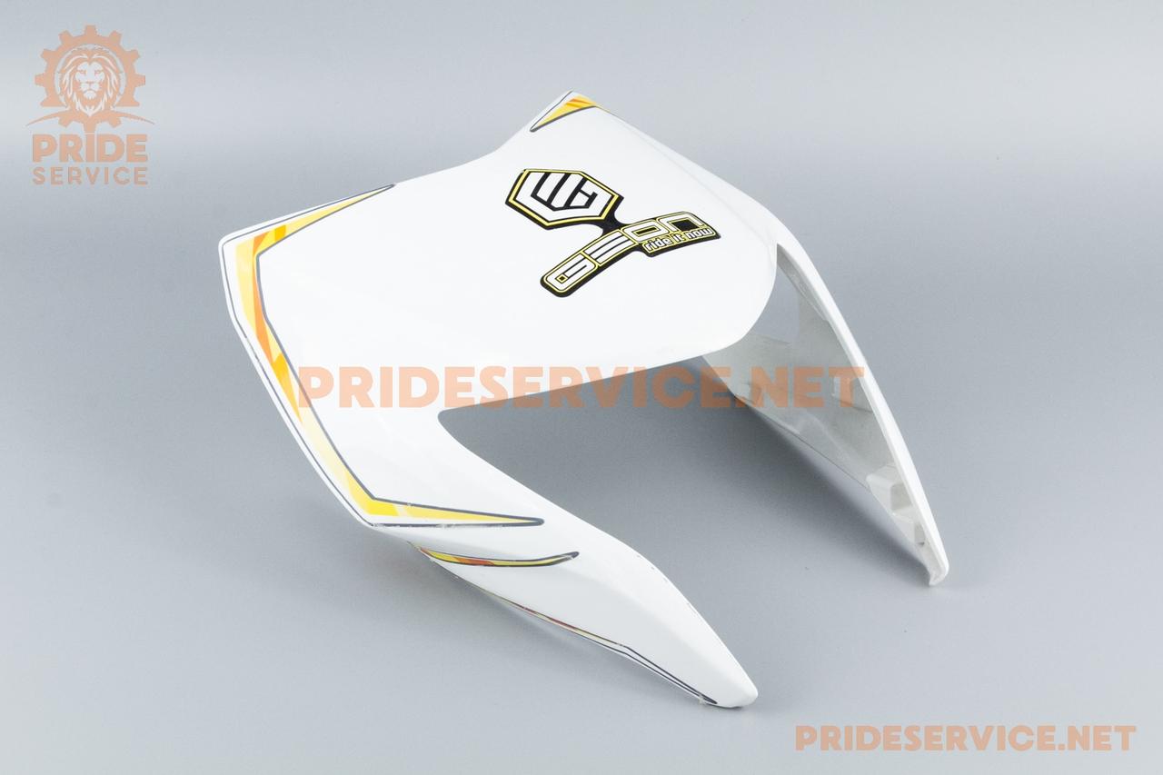 X-Road Light 200-250 Пластик-обтічник фари, білий з помаранчевим малюнком тип 3, GEON, SV-359390, фото 1