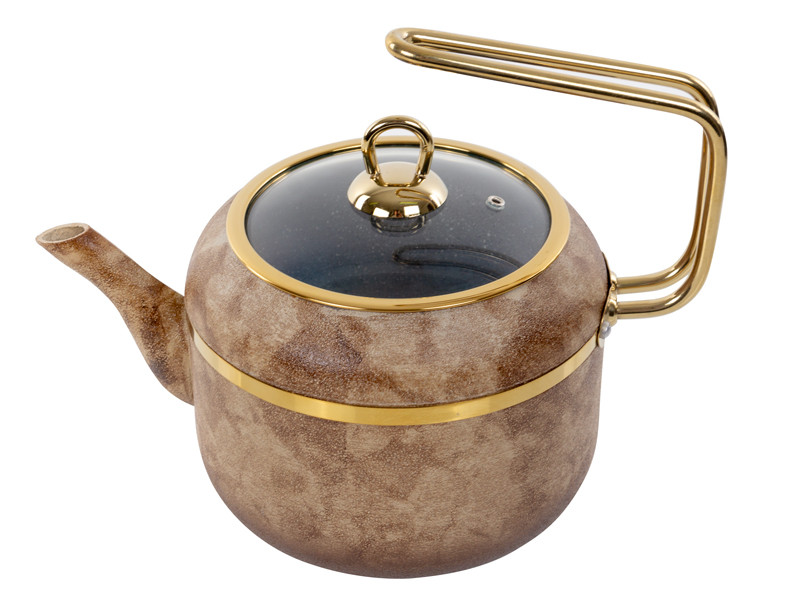 Чайник Brioni Royal Stone Ti̇gereye Gold 2,5 л