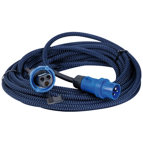 Кабель береговий Osculati з вилкою та розеткою 16 А 10 м синій IP67 IP44 для судна та причалу