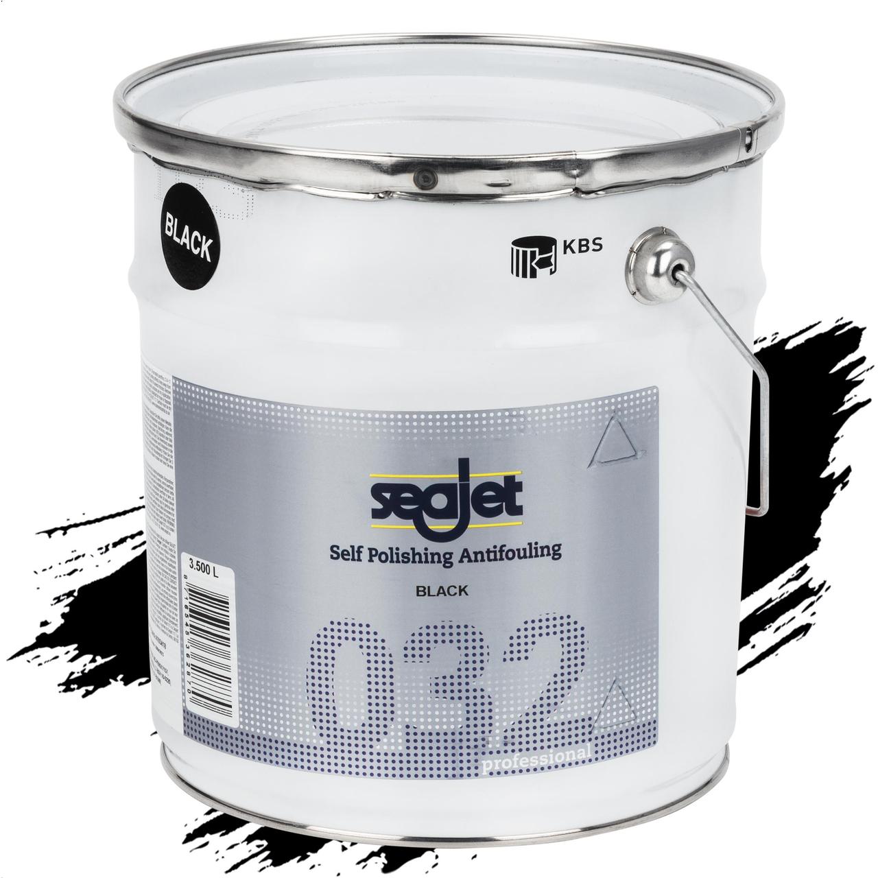 SEAJET 032 PROFESSIONAL антиобростайка чорна 3.5л самополіруюча для човнів та яхт