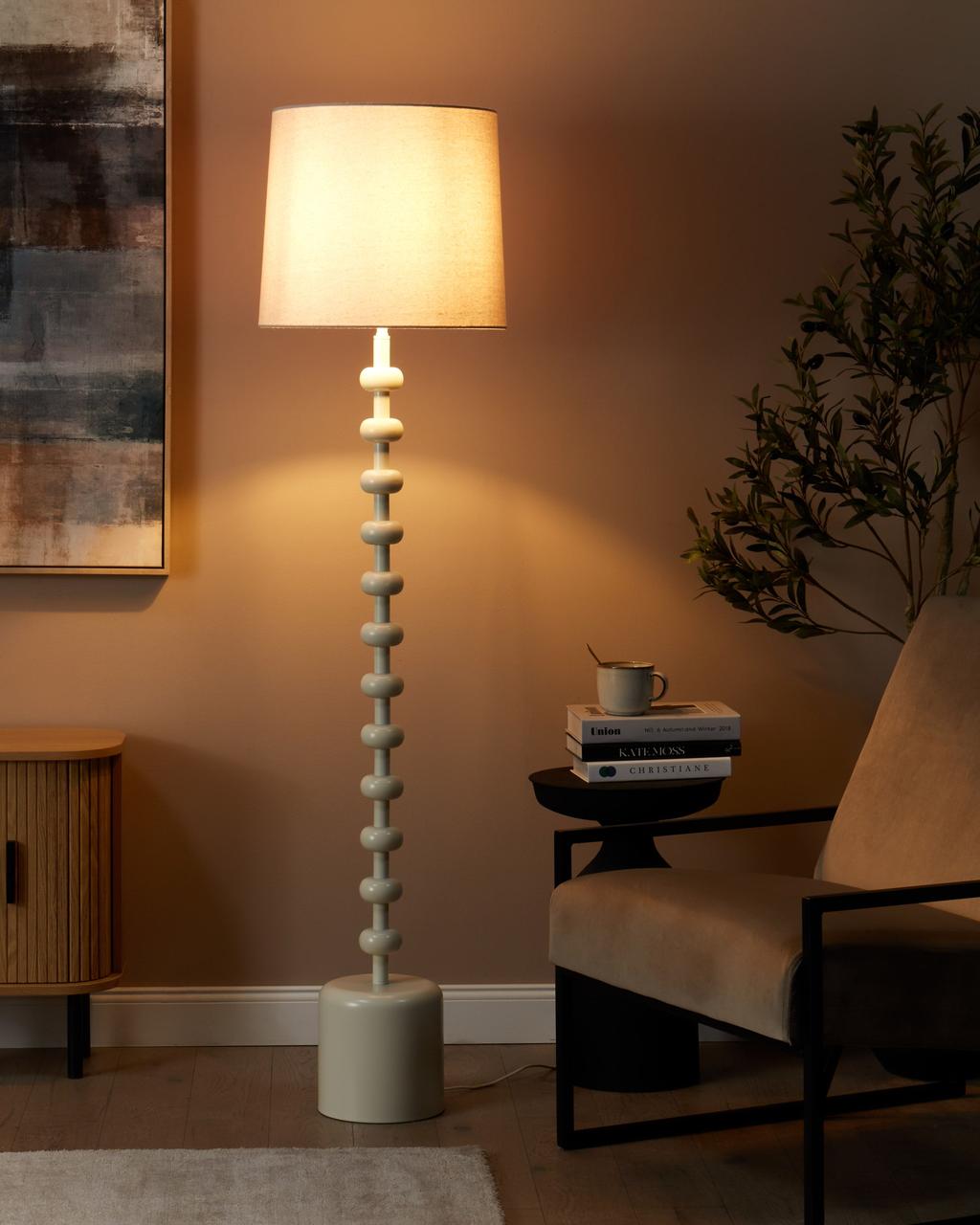 Лампа підлогова KRIOS Метал Біла