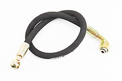 Шланг гідравлічний (L-73см, фітінг1 під болт D-14mm, фітінг2 90град, гайка М18), YT-206910