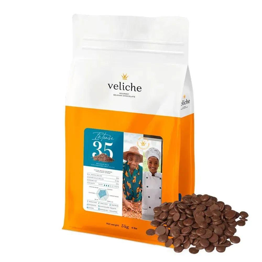 Шоколад молочний Milk Intense 35% Veliche Gourmet, 500 г, фото 1