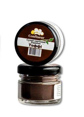 Барвник Confiseur сухий жиророзчинний "Тоффі", 30 мл, фото 1
