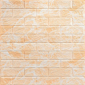 Панель стінова 3D 700х770х2мм (062-2) Мармур Бежевий SW-00001911