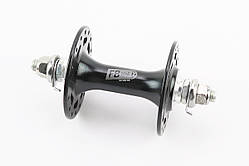 Втулка передня FIX алюмінієва 14Gx32H, 2 пром-підшипники 6000 2RS, під гайку, чорна FB-A266В, YT-204408