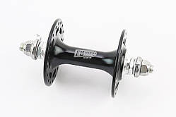 Втулка передня FIX алюмінієва 14Gx36H, 2 пром-підшипники 6000 2RS, під гайку, чорна FB-A266В, YT-204410