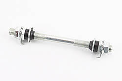 Вісь передня MTB М10х140мм в зборі, під гайку, хром, тип 2, YT-204525