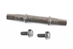 Вал каретки MTB "квадрат" 127,5мм, під болт, 3U, YT-204617