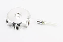 Кришка бака паливного "метал" + сапун, 110/125/140/150/160cc, сіра, YT-327109