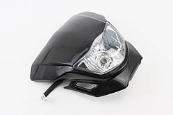 Пластик - обтічник + фара, ЧОРНИЙ, тип 5, YT-327111