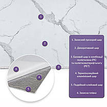 Самоклеюча стінова PET плитка 600х300х2мм SW-00001671, фото 2