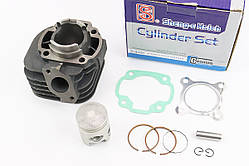 Циліндр к-кт (цпг) 2Трем 50cc-40мм (висота циліндра 68/88мм) (палець 10) синя коробка, YT-206581