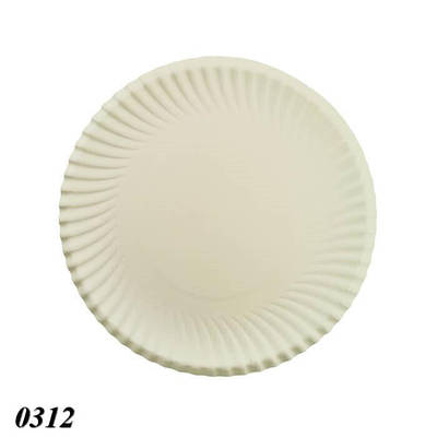 Тарілка паперова 185 мм з п/е покриттям (100шт)