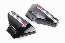 Пластик - кришка бардачка ліва, права к-кт, ЧОРНИЙ, YT-319028