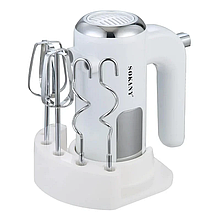 Ручний міксер 2 в 1 SOKANY SK-02025, 800Вт, білий