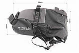 Сумка під сидіння (Bikepacking) 12L, кріпл. швидкознімне, чорно-сіра, YT-409760, фото 4