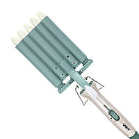 Плойка для волосся п'ять хвиль з регулятором температури керамическая VGR V-597