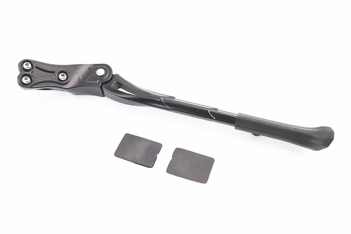 Підніжка бокова задня для 26", кріплення за перо рами, алюмінієва, чорна HS-016, YT-409800, фото 1