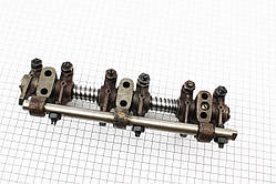 Коромисло клапана зі стійками у зборі (з рейкою) (L375-03205), YT-614026