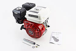 Двигун мотоблочний у зборі, вал шпонка D-20mm, 7,0л.с. 170F, фільтр поролоновий, YT-601257
