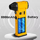 Турбовентилятор акумуляторний Violent Fan F020 4в1 - потужна повітродувка для чищення з регулюванням швидкості, фото 6