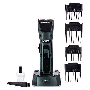Машинка для стрижки професійна з 4 насадками VGR V-696