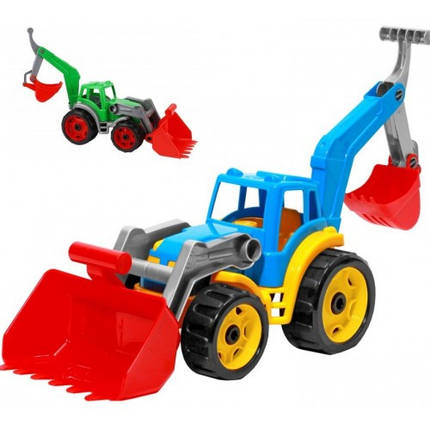 Трактор 3671 з двома ковшами 50*30*17 см ТехноК, фото 1