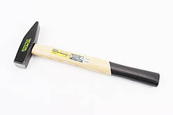 Молоток 600 г, ручка з дерева 02-0206, YT-702303