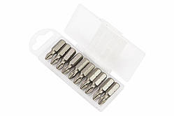 Біта PH2 25мм 1/4" S2 10шт 10-02-251, YT-703040