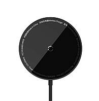 Бездротовий зарядний пристрій Baseus Simple Mini3 Magnetic Wireless Charger 15W Black