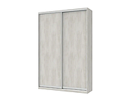 Шафа купе Doros Сіті Лайт 42002017 Біле дерево 150х45х225см (1782247101)